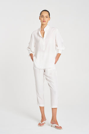 Mela Purdie White Resort Shirt