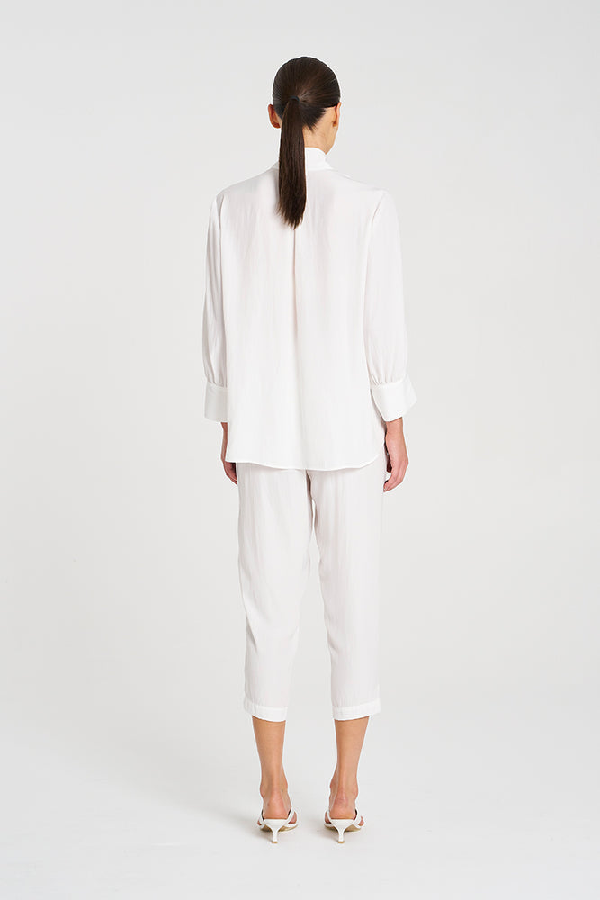 Mela Purdie White Resort Shirt