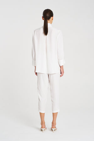 Mela Purdie White Resort Shirt
