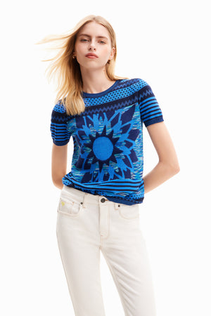 Desigual Sun Blue Knit