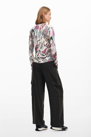 Desigual Floral Sweater