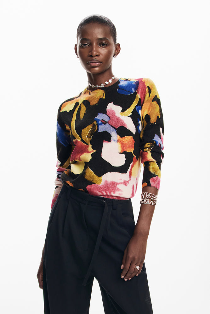 Desigual Floral Sweater