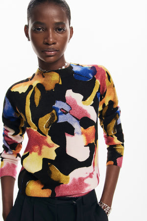 Desigual Floral Sweater