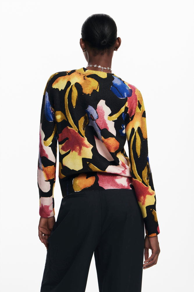 Desigual Floral Sweater