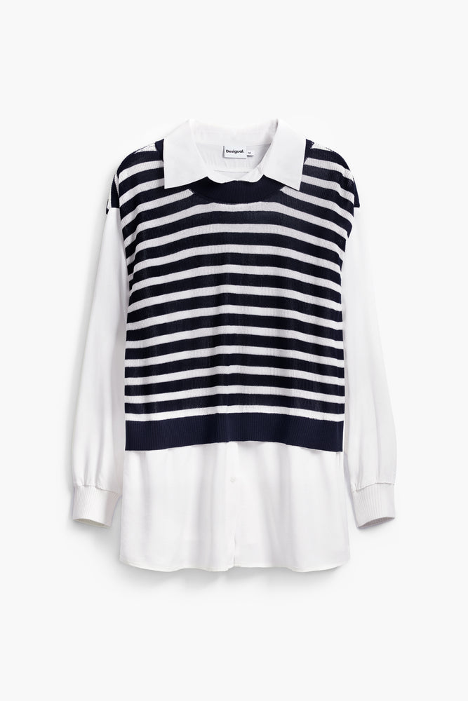 Desigual Vest-Effect Shirt