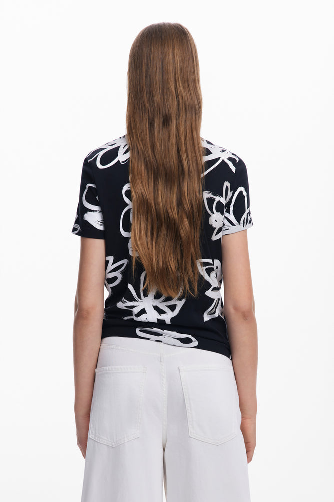 Desigual Black & White T-Shirt