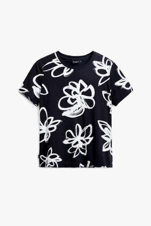 Desigual Black & White T-Shirt