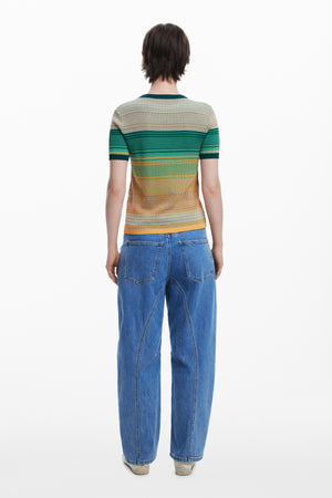 Desigual Printed Knit Top