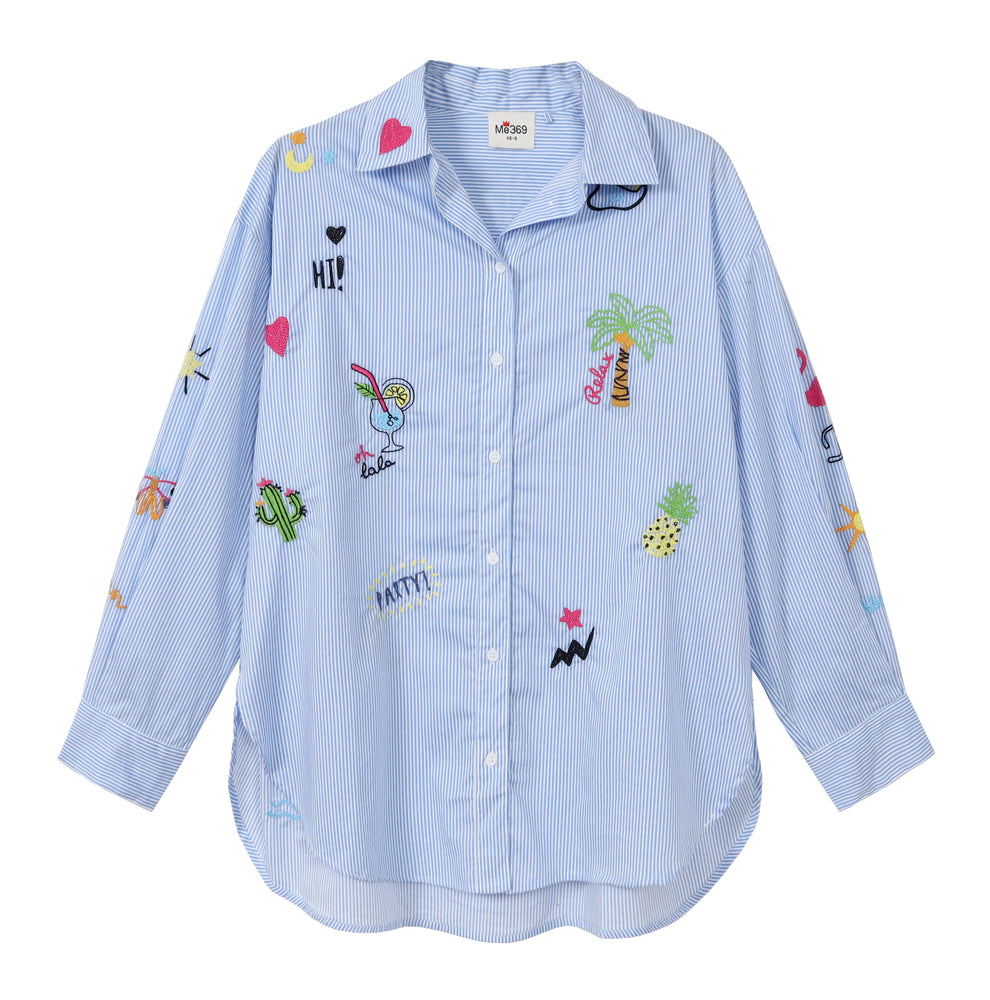 ME369 Stripe Blue Shirt