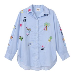 ME369 Stripe Blue Shirt