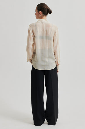 Second Female Fique Straight Trousers - Black