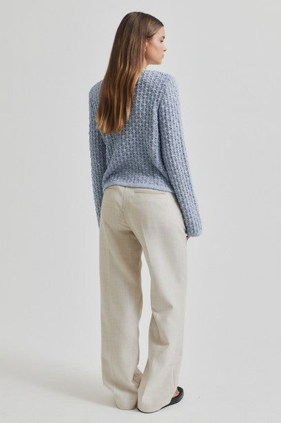 Second Female Blue Knit Jacket