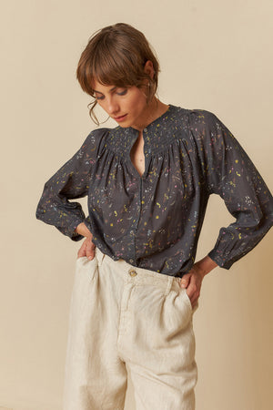 Indi & Cold Carbon Blouse