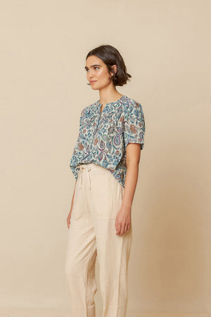 Indi & Cold Multicolour Blouse