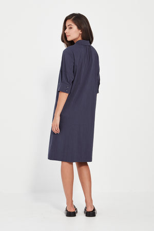 Verge Acrobat Denim Marle Nori Dress