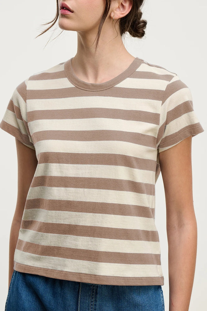 Velvet Mocha Stripe T-Shirt