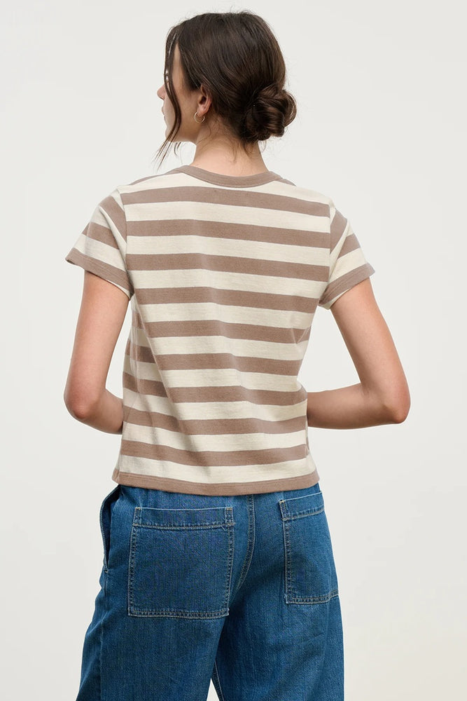 Velvet Mocha Stripe T-Shirt