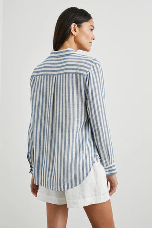 Rails Charli Long Sleeve Shirt - Echo Stripe