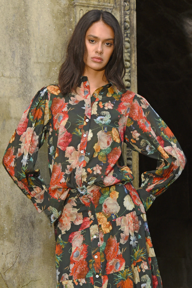 Coop Autumn Sleeves Shirt - Floral