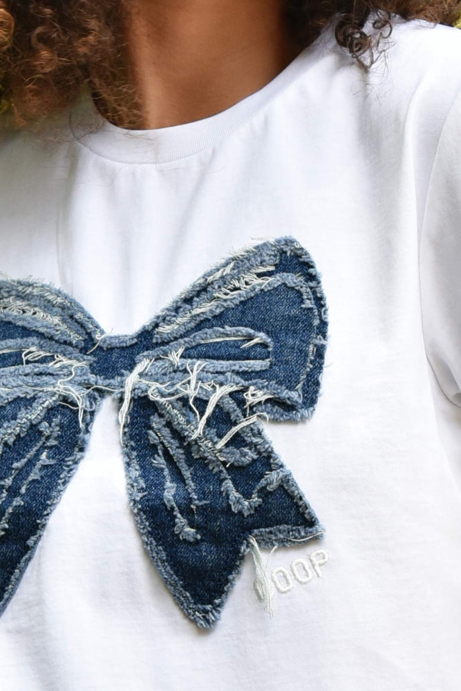 Coop White Simply Bowtiful T-Shirt