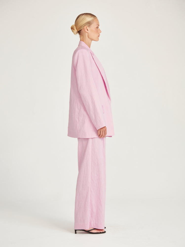 Caroline Sills Pink Lina Blazer