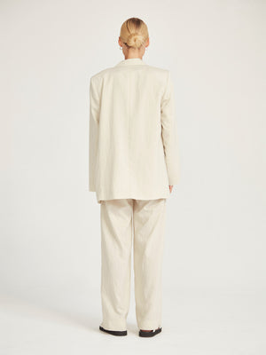 Caroline Sills Lina Chalk Blazer