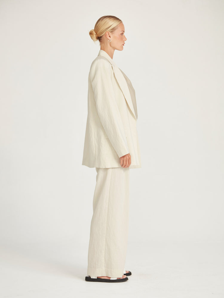 Caroline Sills Lina Chalk Blazer