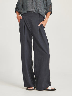 Caroline Sills Navy Lina Bedford Pant