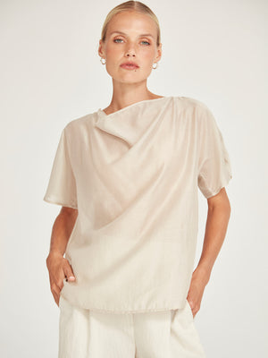 Caroline Sills Sand Dana Top