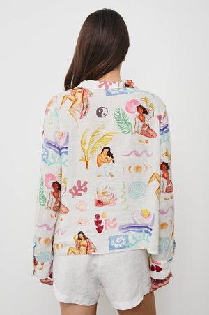 Rails Elm Long Sleeve Shirt - Ivory Bathing Ladies