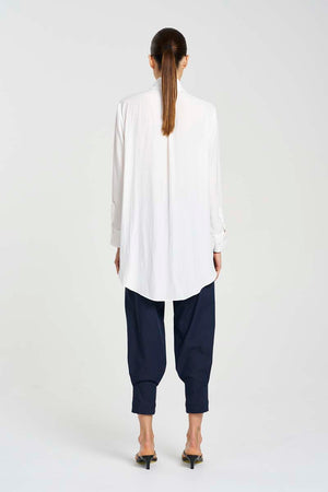Mela Purdie White Dinner Shirt