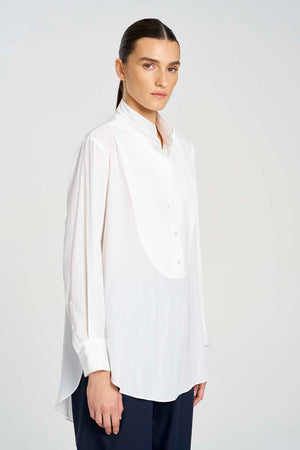 Mela Purdie White Dinner Shirt