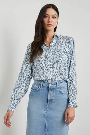 Rails Abstract Print Shirt