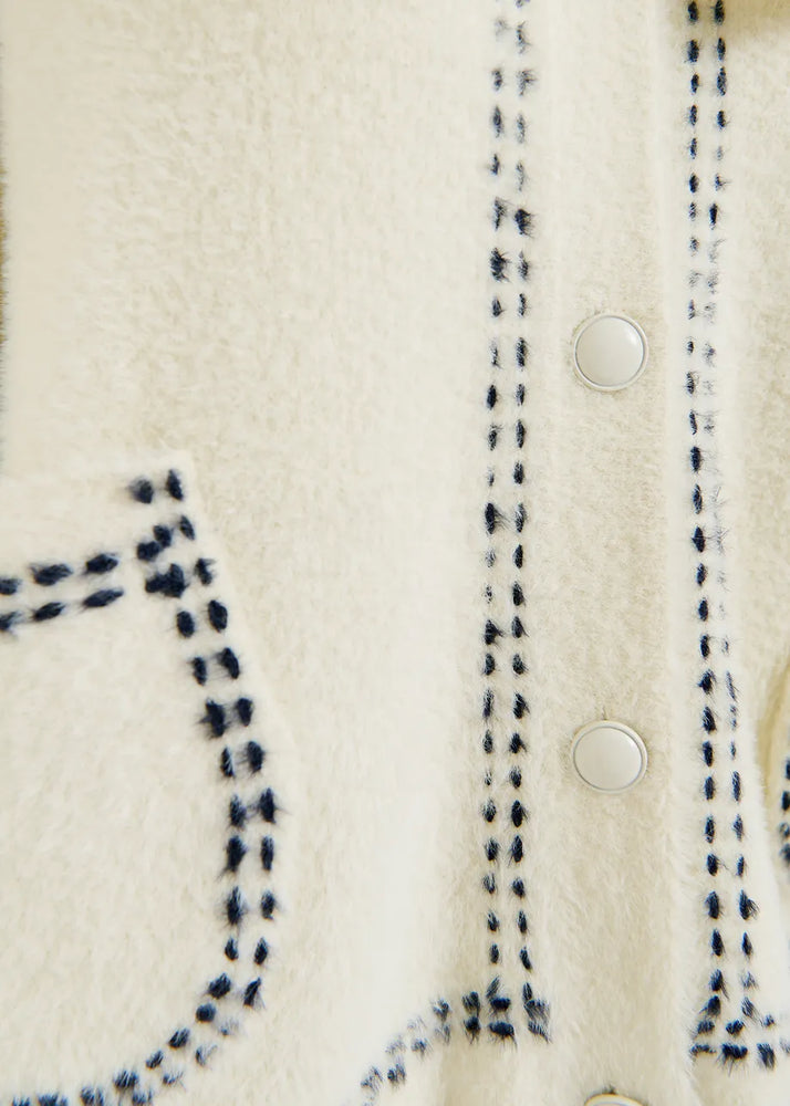 Essentiel Antwerp Jacket with Bow - White