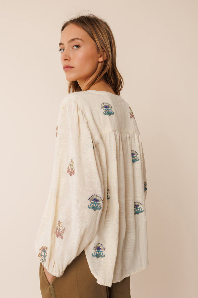 Indi & Cold Cream Blouse
