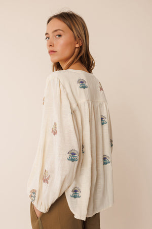 Indi & Cold Cream Blouse