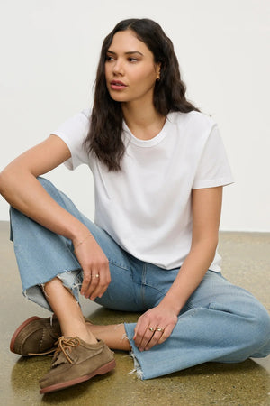Velvet Leigh White T-Shirt