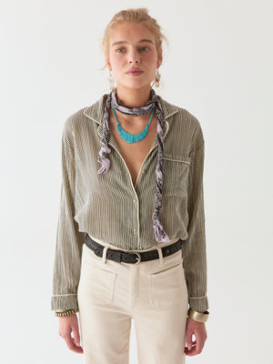 Maison Hotel Marine Stripe Shirt