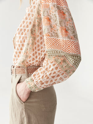 Maison Hotel Print Vera Blouse