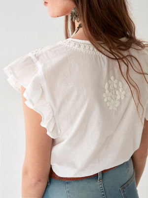 Maison Hotel Ashanti Cream Blouse