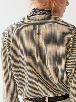 Maison Hotel Marine Stripe Shirt