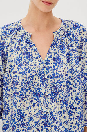 Rails Mariah Short Sleeve Top - Blue Marguerite