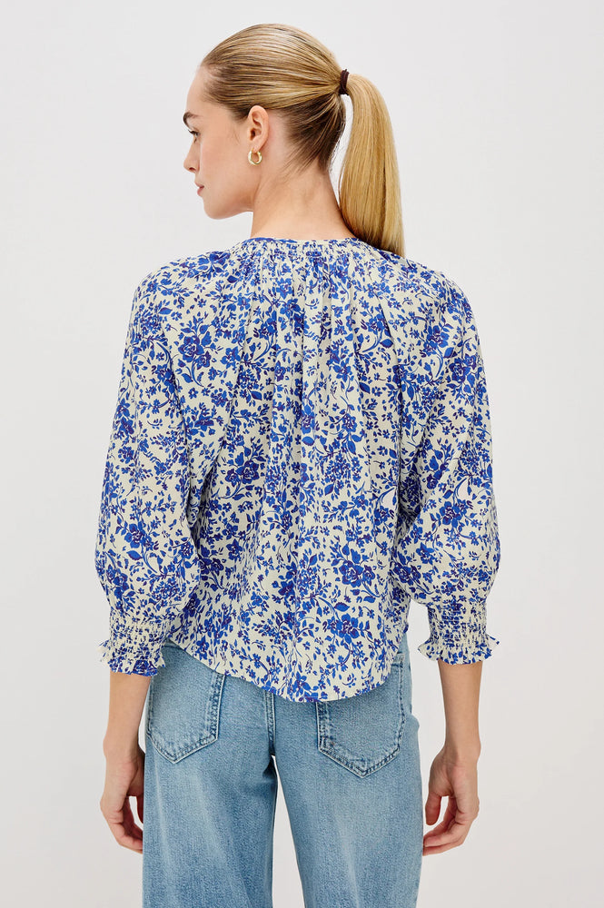 Rails Mariah Short Sleeve Top - Blue Marguerite