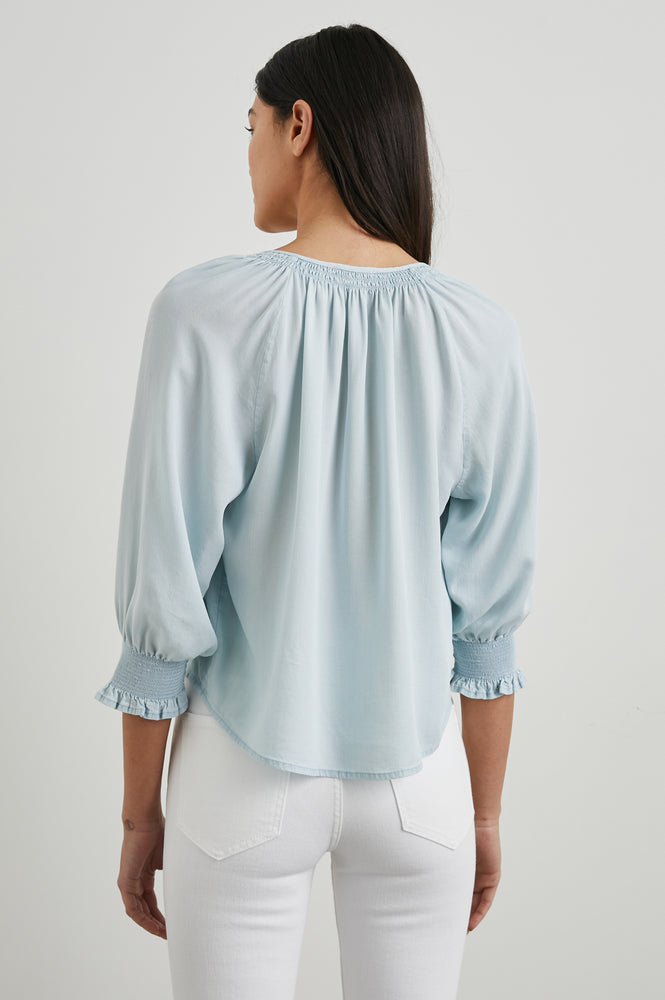 Rails Blue Top