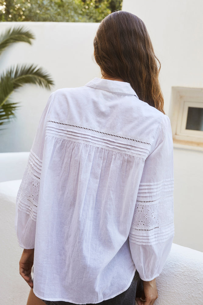 Indi & Cold Sage White Shirt