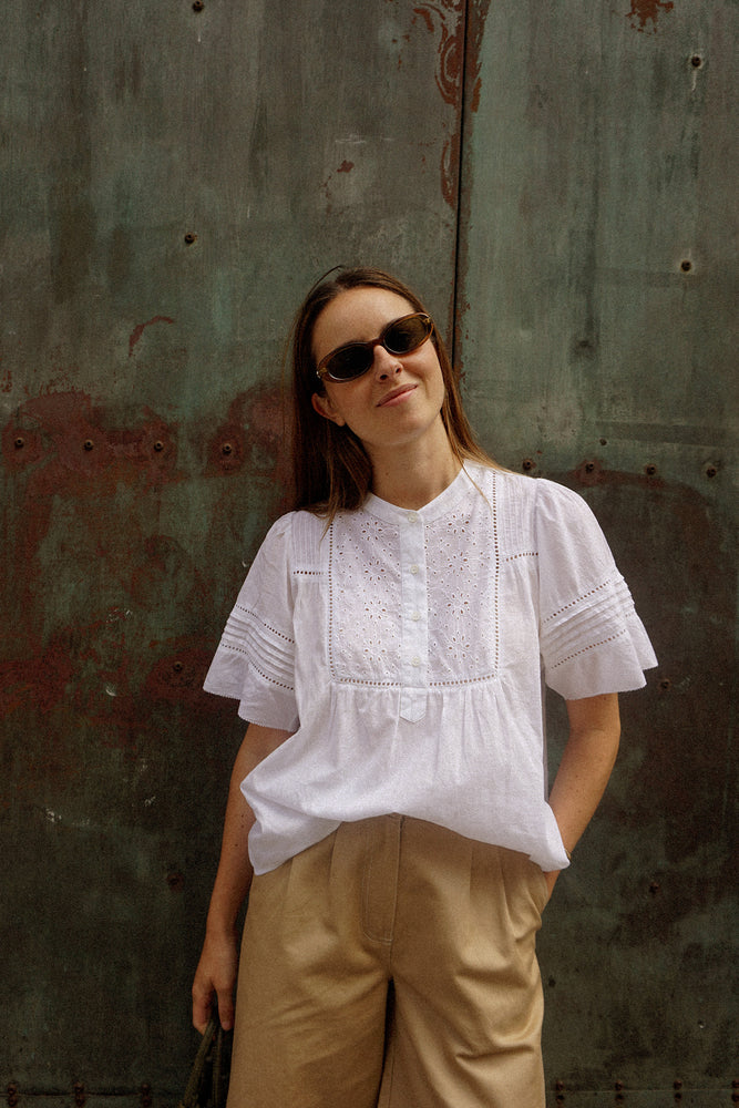 Indi & Cold Glory White Blouse