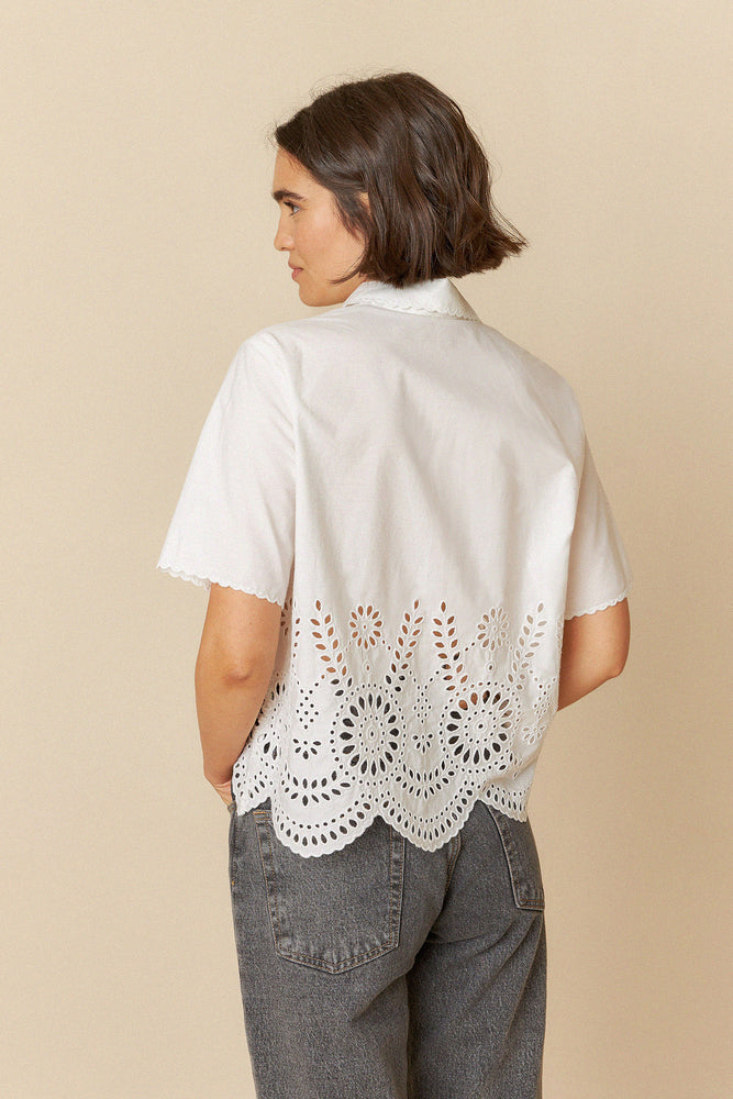 Indi & Cold Calla White Shirt