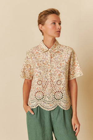 Indi & Cold Cream Blouse