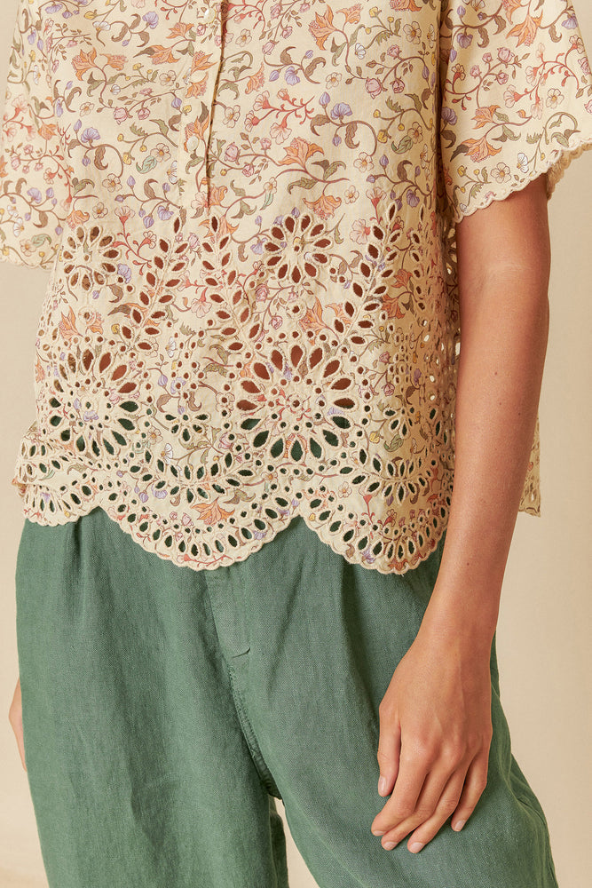 Indi & Cold Cream Blouse
