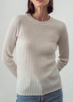 Aleger Ribbed Cashmere Jumper